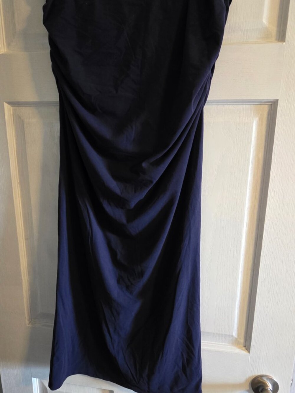 Fabletics Navy Ruched Skirt and Top Size XL (Ginger Ressler edit) - Picture 2 of 5